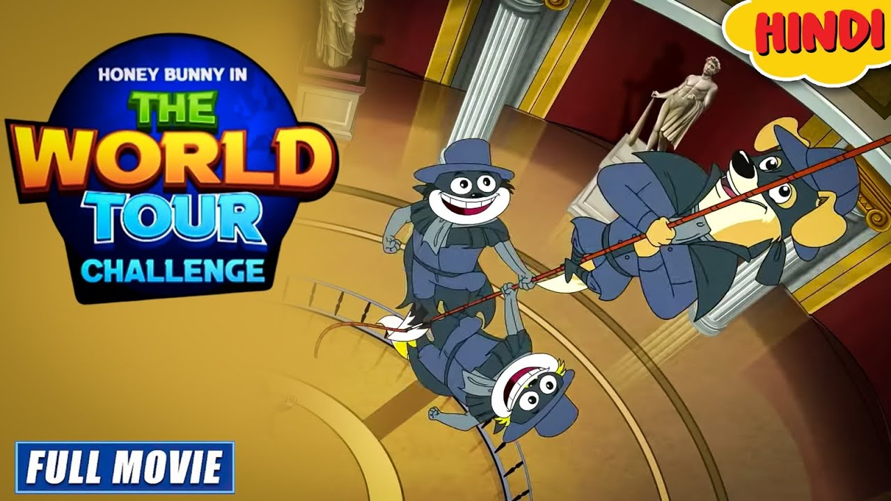 Honey Bunny In The World Tour Challenge | New Movie in Hindi | Cartoon For Kids