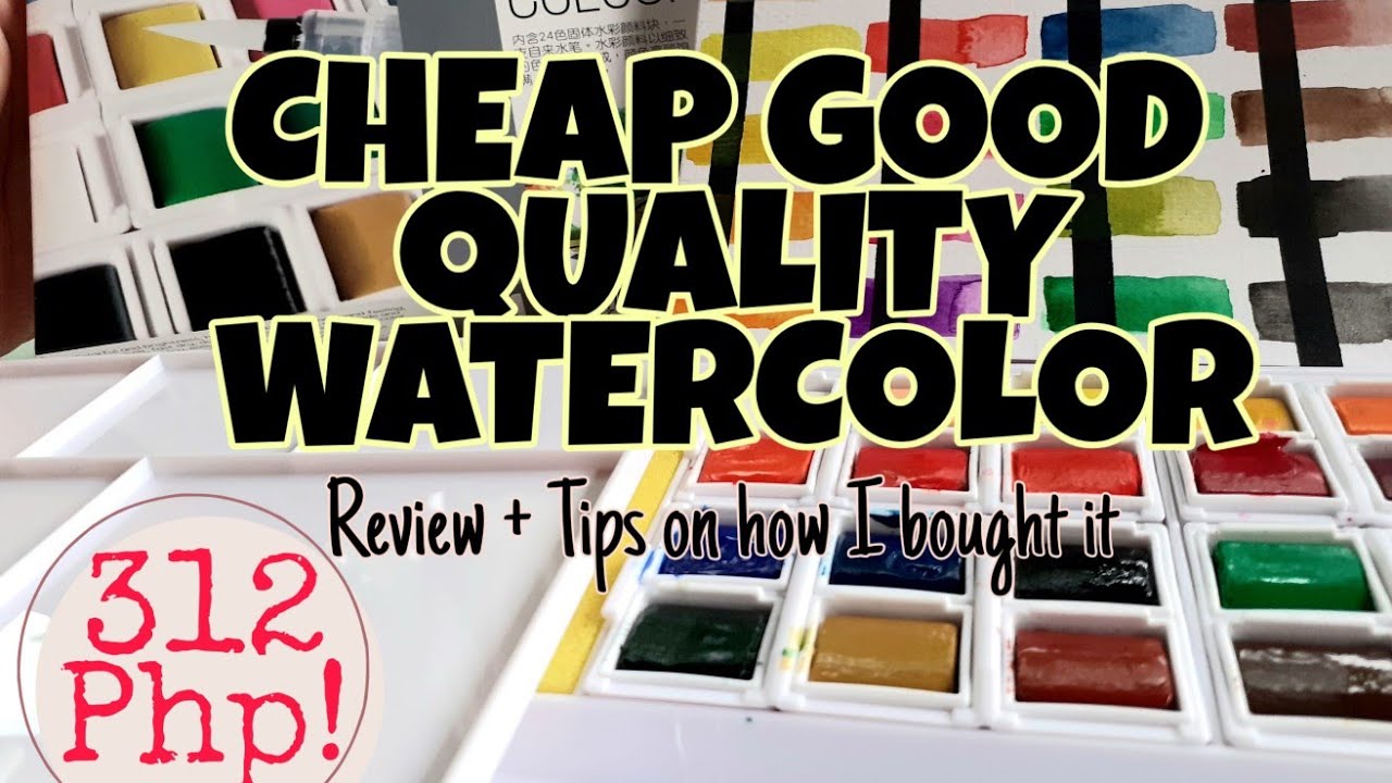Cheap Good Quality Watercolors|| Superior Watercolor 24 Set Review|| PH 🇵🇭