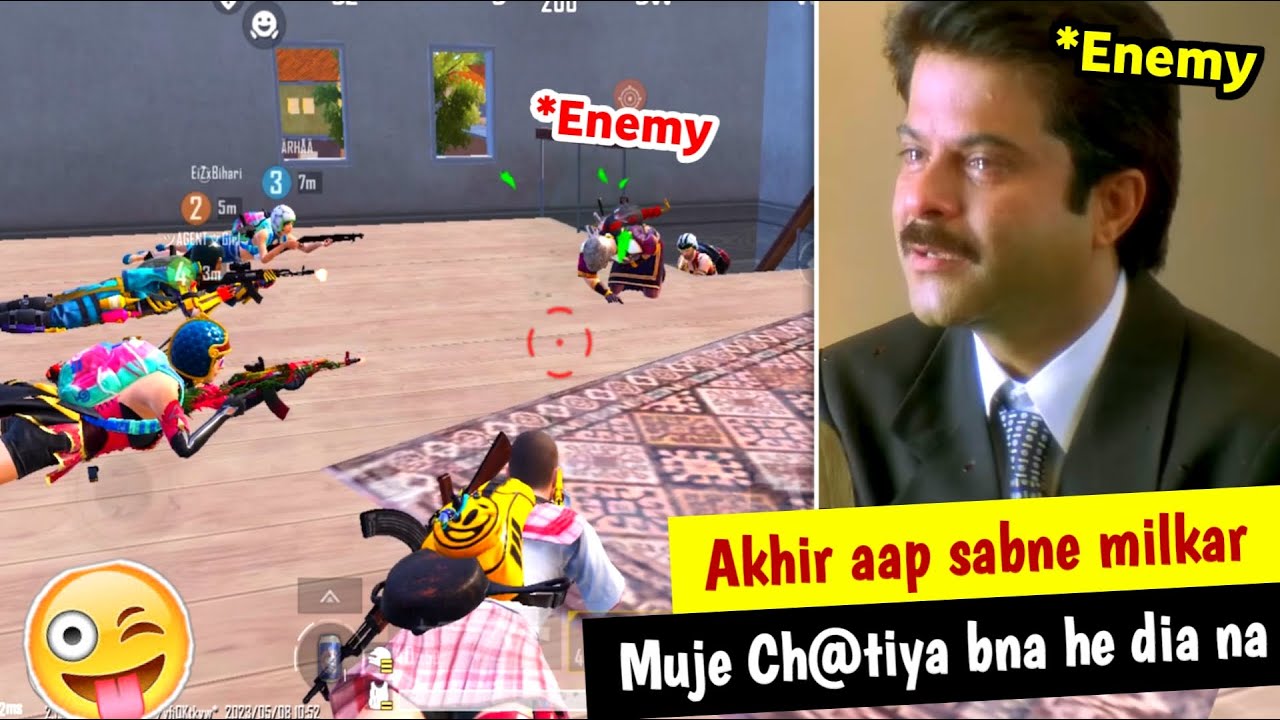 THE FUNNIEST PRANK TO MAKE YOUR BGMI ENEMIES DELETE THE GAME