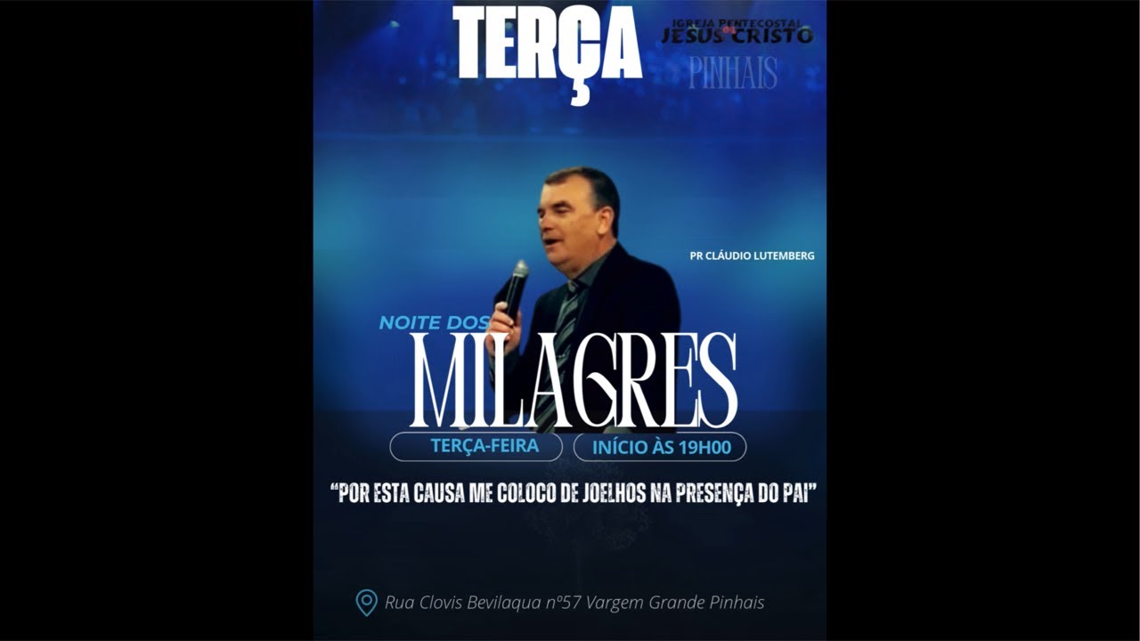 IPJC PINHAIS CAMPANHA POR ESTA CAUSA ME COLOCO DE JOELHOS 16/09/2025