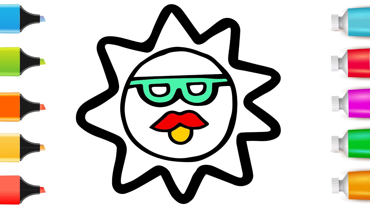 How to Draw a Cute Sun in just minutes | Easy Step by Step