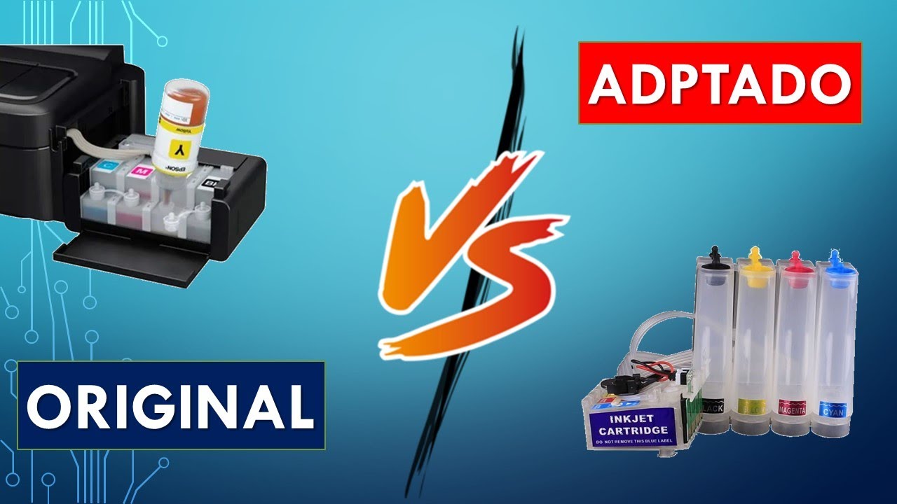 Impresora Tinta continua Original Vs Adaptacion de tinta EPSON