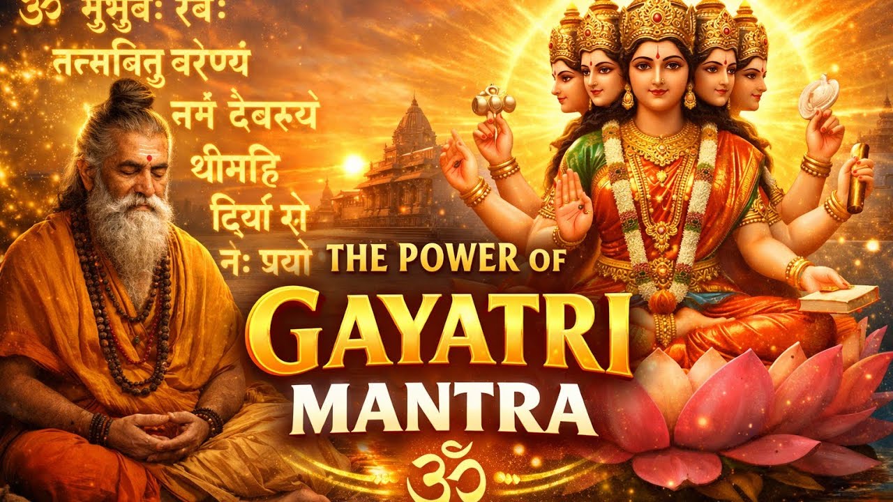 Listen Gayatri Mantra Once Daily | Powerful Hindu Vedic Mantra
