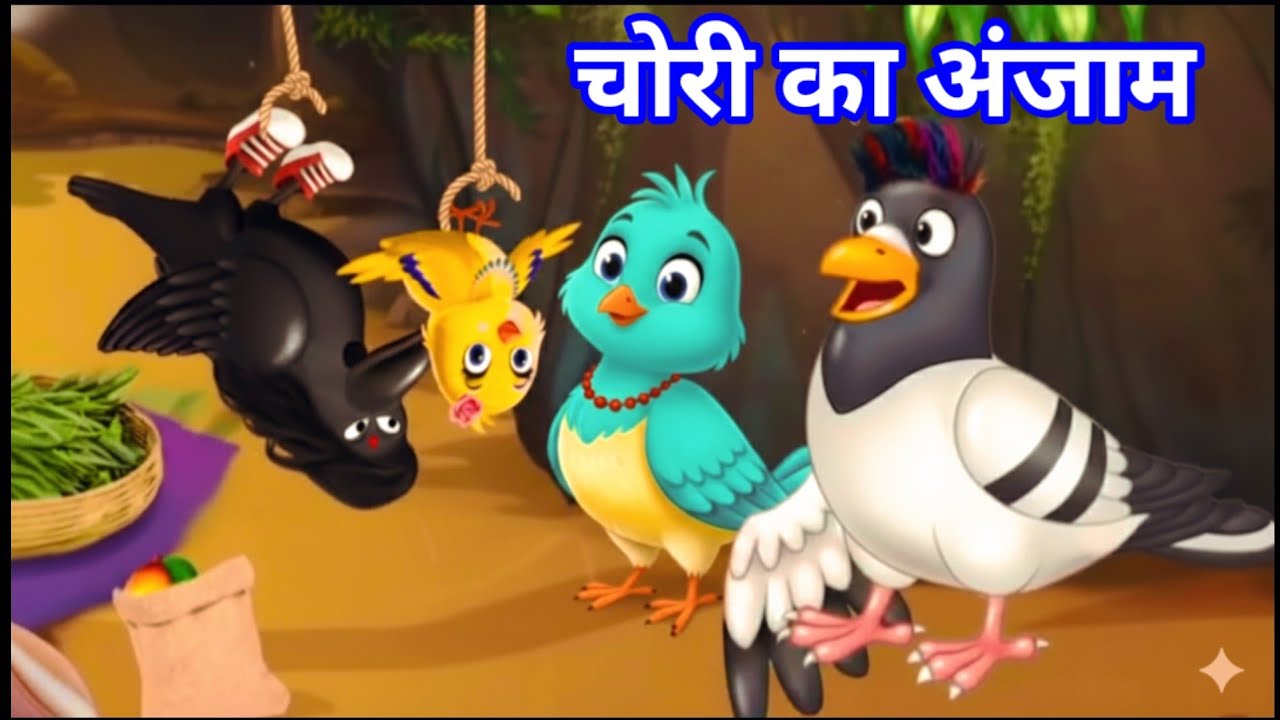 चोरी करने वाली चिड़िया और कोय | चिड़िया की कहानी | नैतिक कहानी