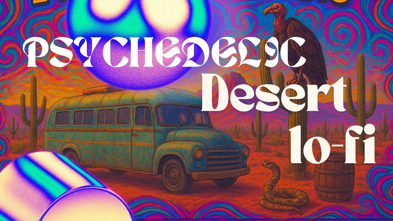 🔥 VIRAL DESERT LO-FI MIX 2025 🌵 | Psychedelic Chill Beats for Study, Sleep & Focus | Peyote Visions