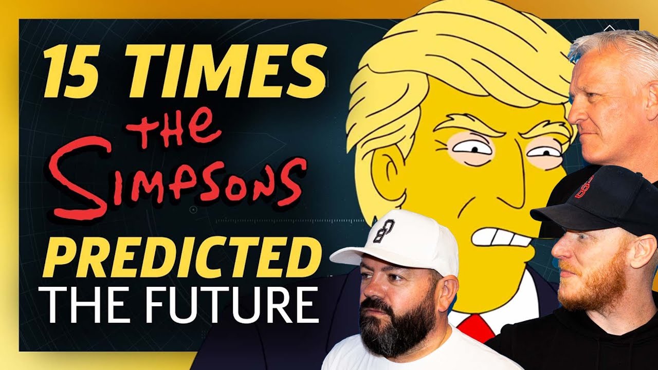 15 Times The Simpsons Predicted The Future REACTION!! | OFFICE BLOKES REACT!!