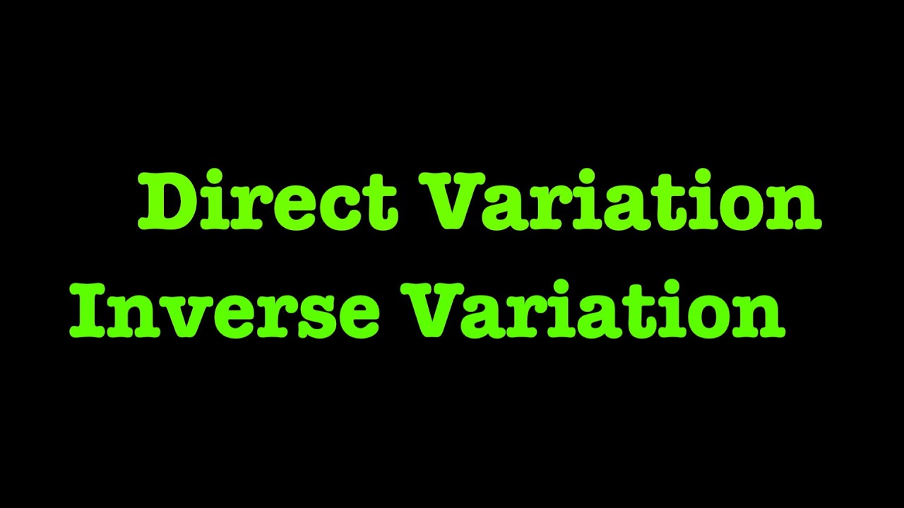 Direct Inverse Variation | Class 8 | #mathematics #directandinverseproportions