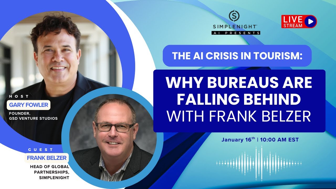 The AI Crisis in Tourism: Why Bureaus are Falling Behind with Frank Belzer