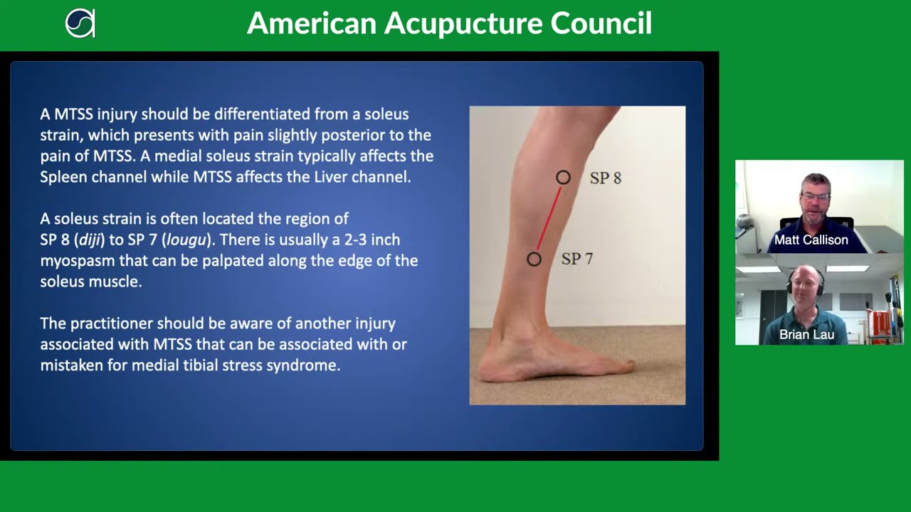 Tibial Stress&nbsp;Syndromes (Shin Splints): Acupuncture & Myofascial Release Techniques