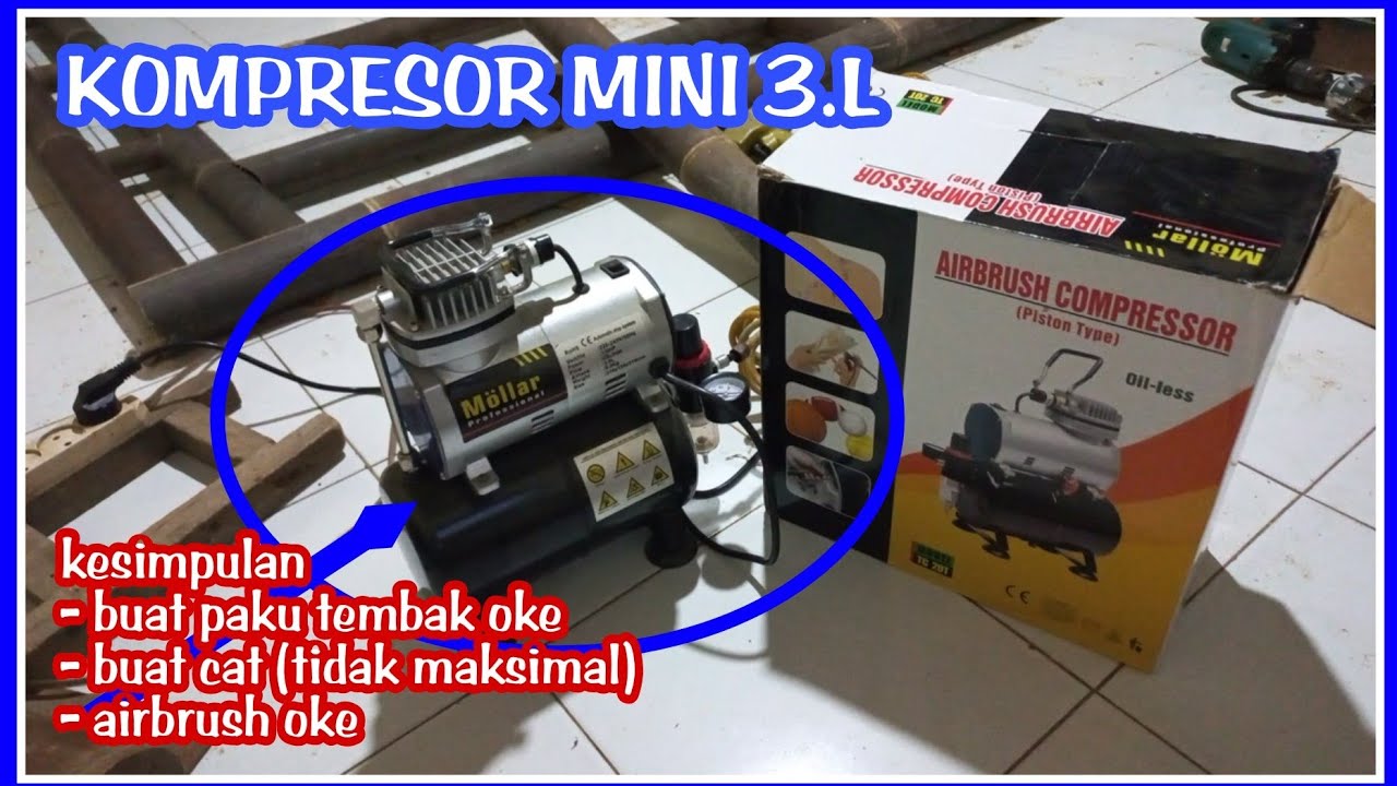 Kompresor Mini 3.Liter || alat bambu yns