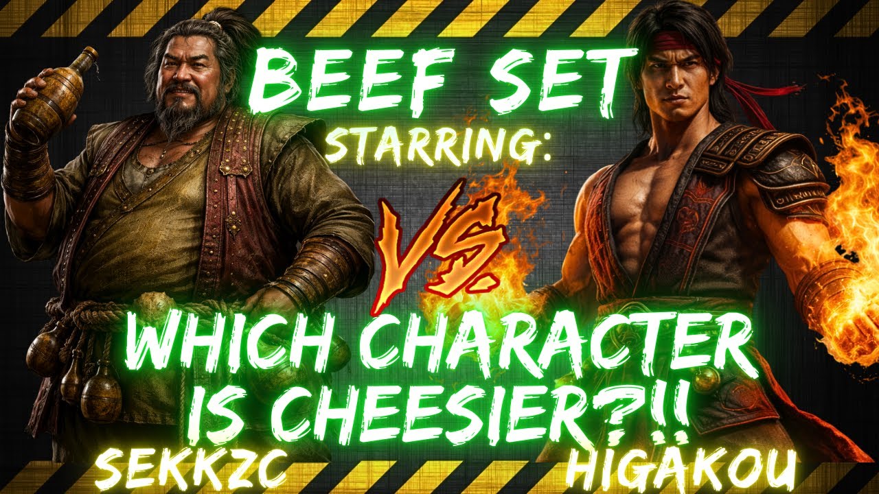 BEEF SET ft. Sekkzc vs Higakou | WHICH CHARACTER IS CHEESIER?!! 🎤👀🔥😱