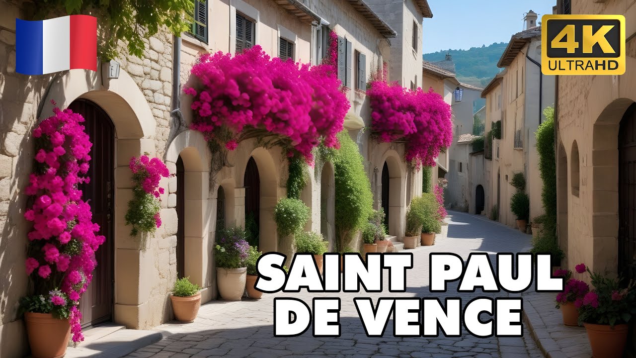 Saint Paul de Vence : STUNNING Medieval Village | 🚶‍ 🇫🇷 Walking Tour French Riviera