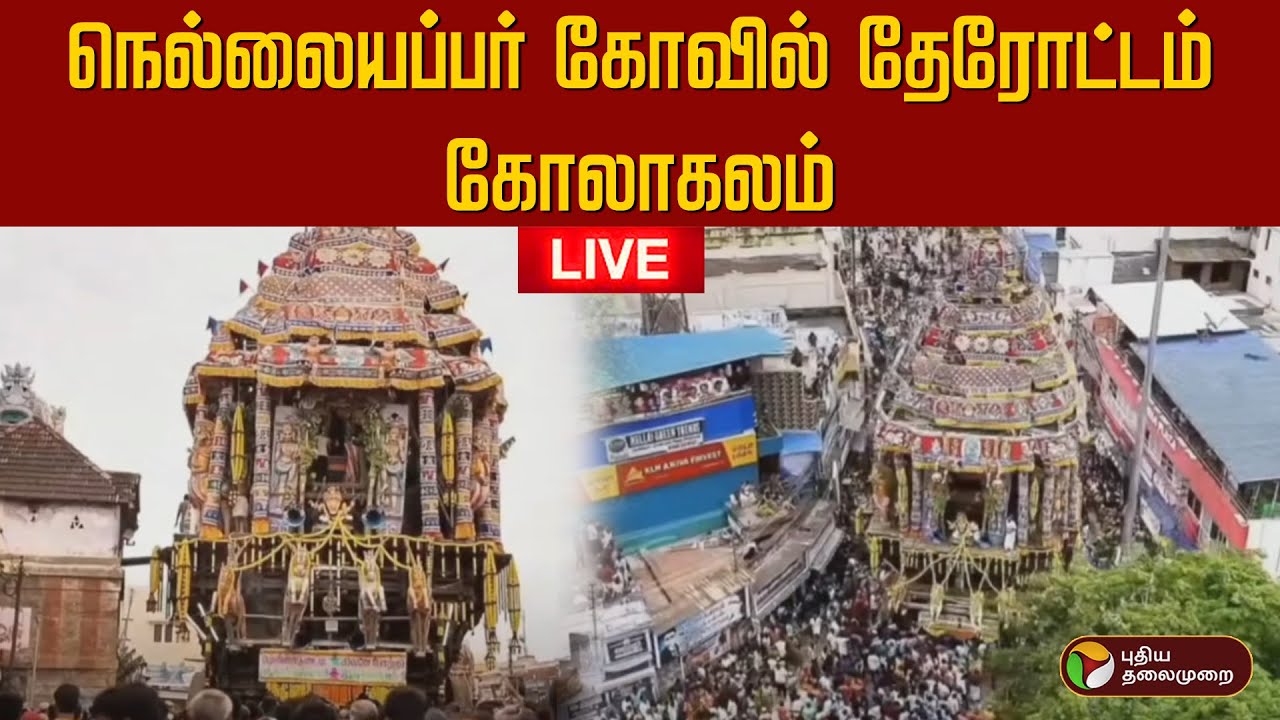 🔴LIVE | நெல்லையப்பர் கோவில் ஆனி பெருந்திருவிழா தேரோட்டம் | Tirunelveli