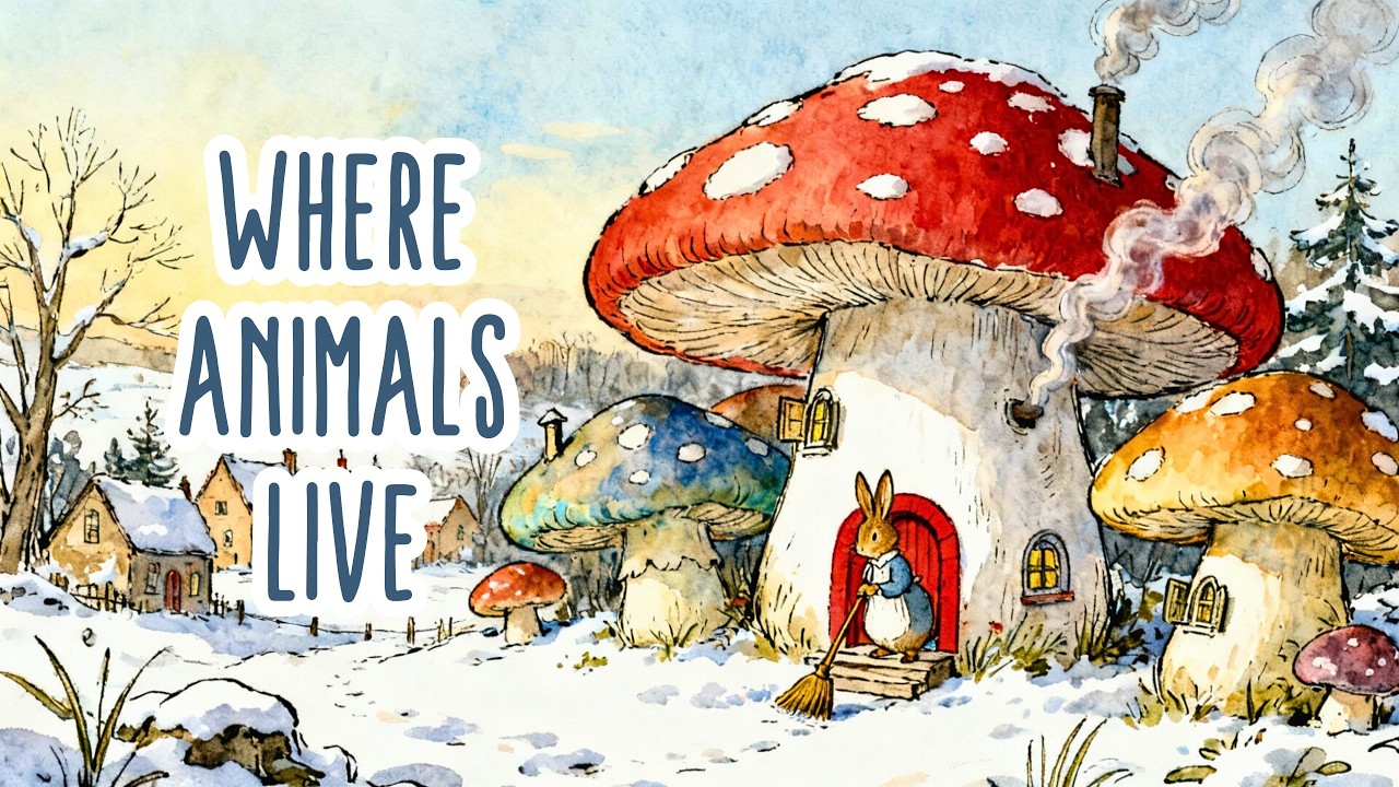 Everyday Magic ❄ A Winter Day in the Quiet Village | Gentle Storybook Folk Music