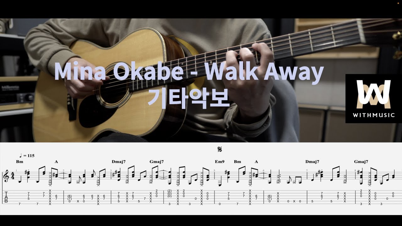 37.Mina Okabe - Walk Away (Guitar Tab)