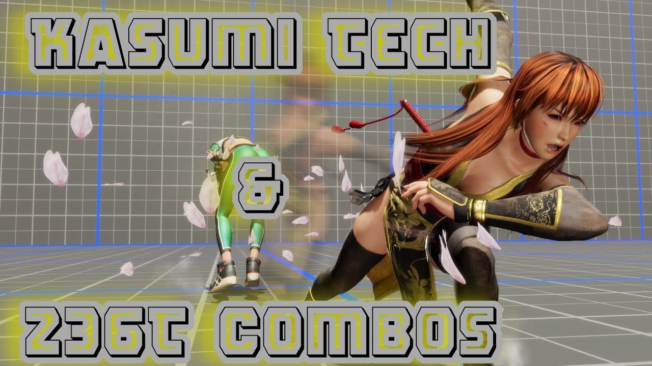 DOA6 Kasumi Combos 2 | new Tech / 236T combos