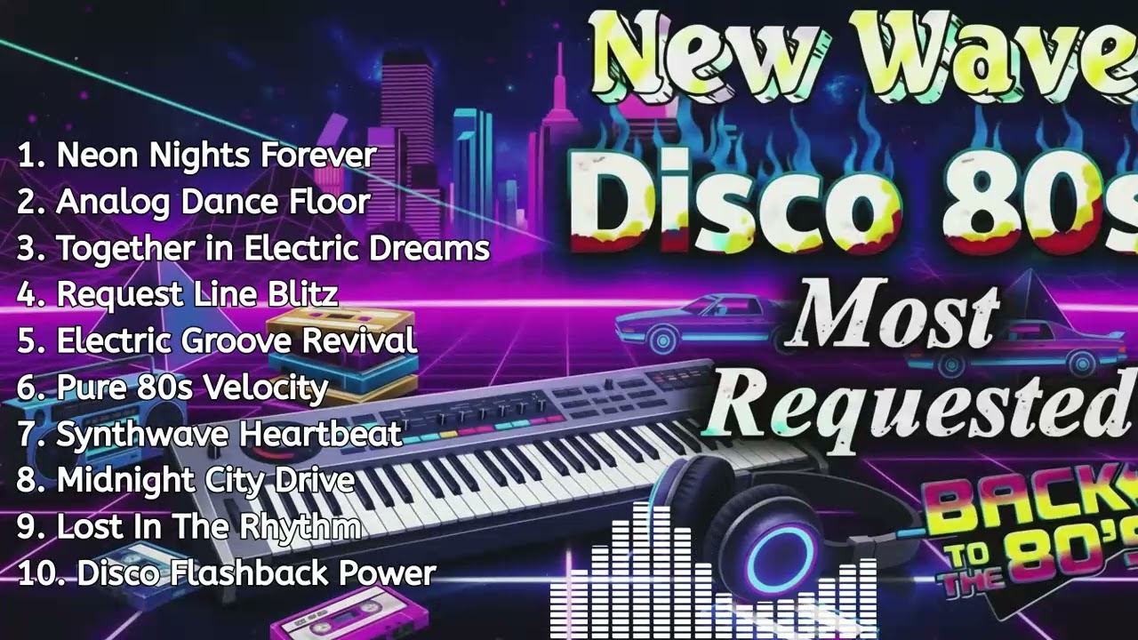 Greatest 80s New Wave Power Remix Megamix 2024: Nonstop Classic Dance & Synth Hits