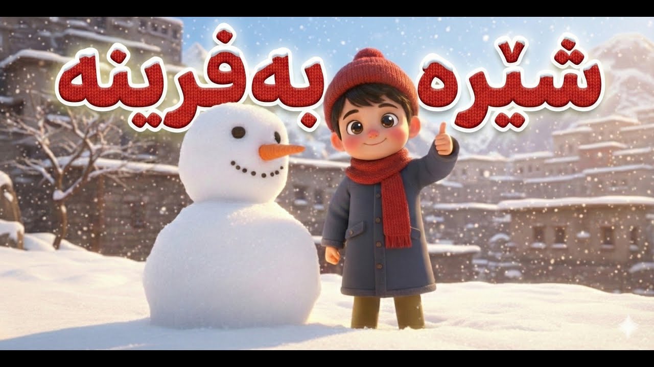 چیرۆکی منداڵان- ئازاد و کڵاوە سورەکەی- شێرە بەفرینە