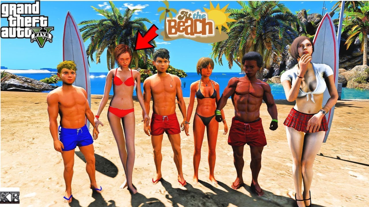 GTA 5- Beach Adventures In CopaCabana Beach Brazil (GTA 5 Real Life Mods SS10 #88)