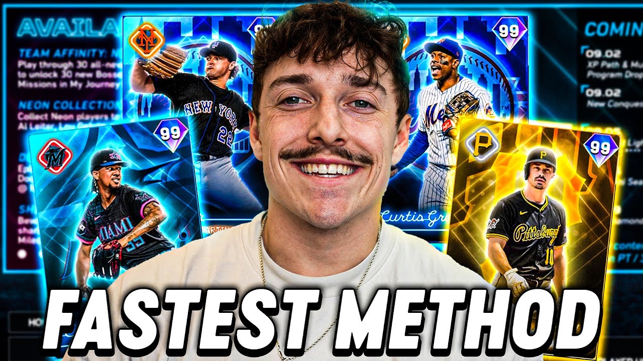 The FASTEST way to complete Team Affinity Neon in MLB the Show 25!