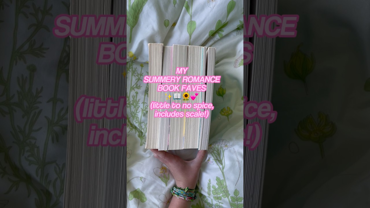 LITTLE/NO SPICE SUMMER ROMANCE RECS!!!✨💕🤭 #bookreview #bookrec #booktok
