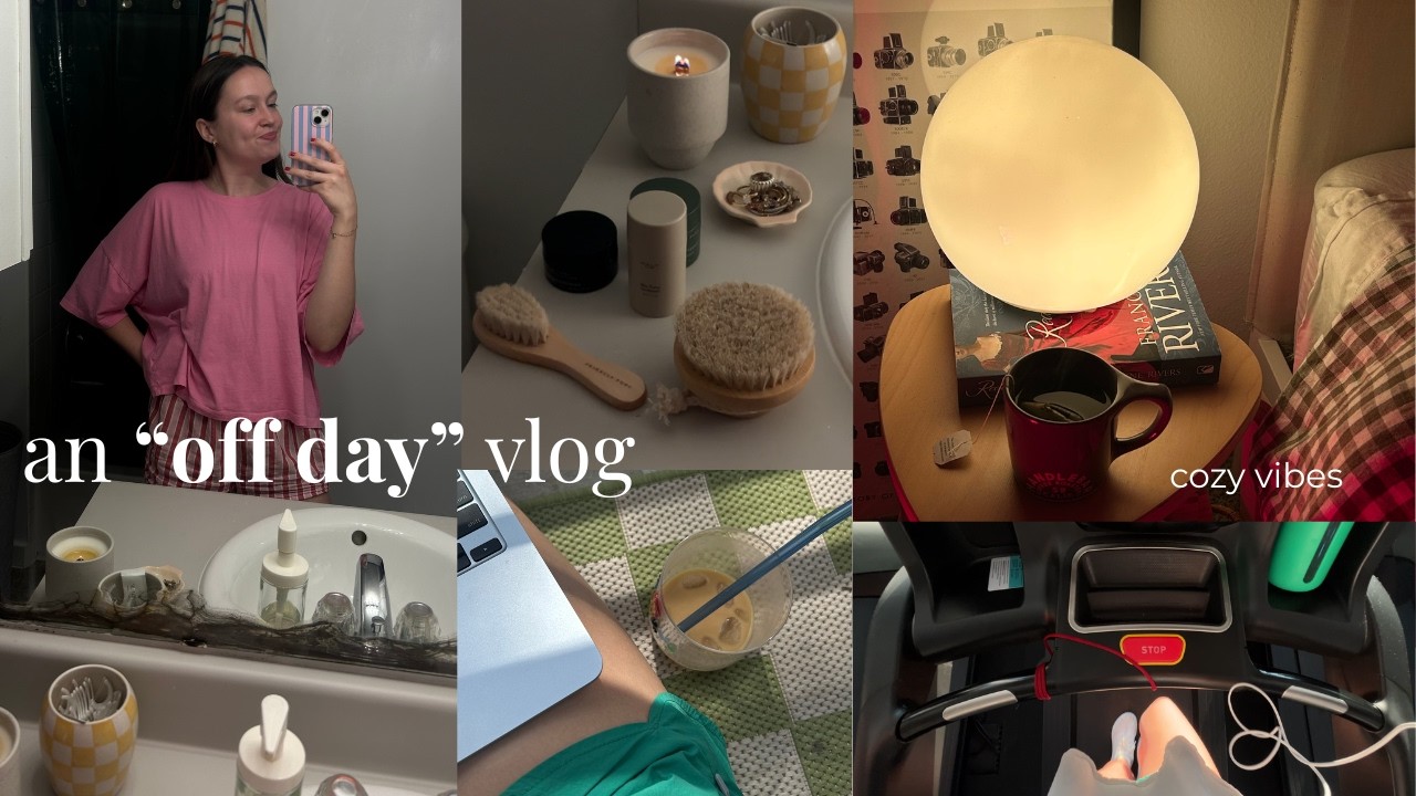 how I spent my day off (working out, grocery shopping, cozy night in)