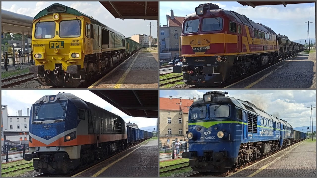 Pociągi towarowe na stacji Świdnica Miasto | Pociągi Świdnica #285