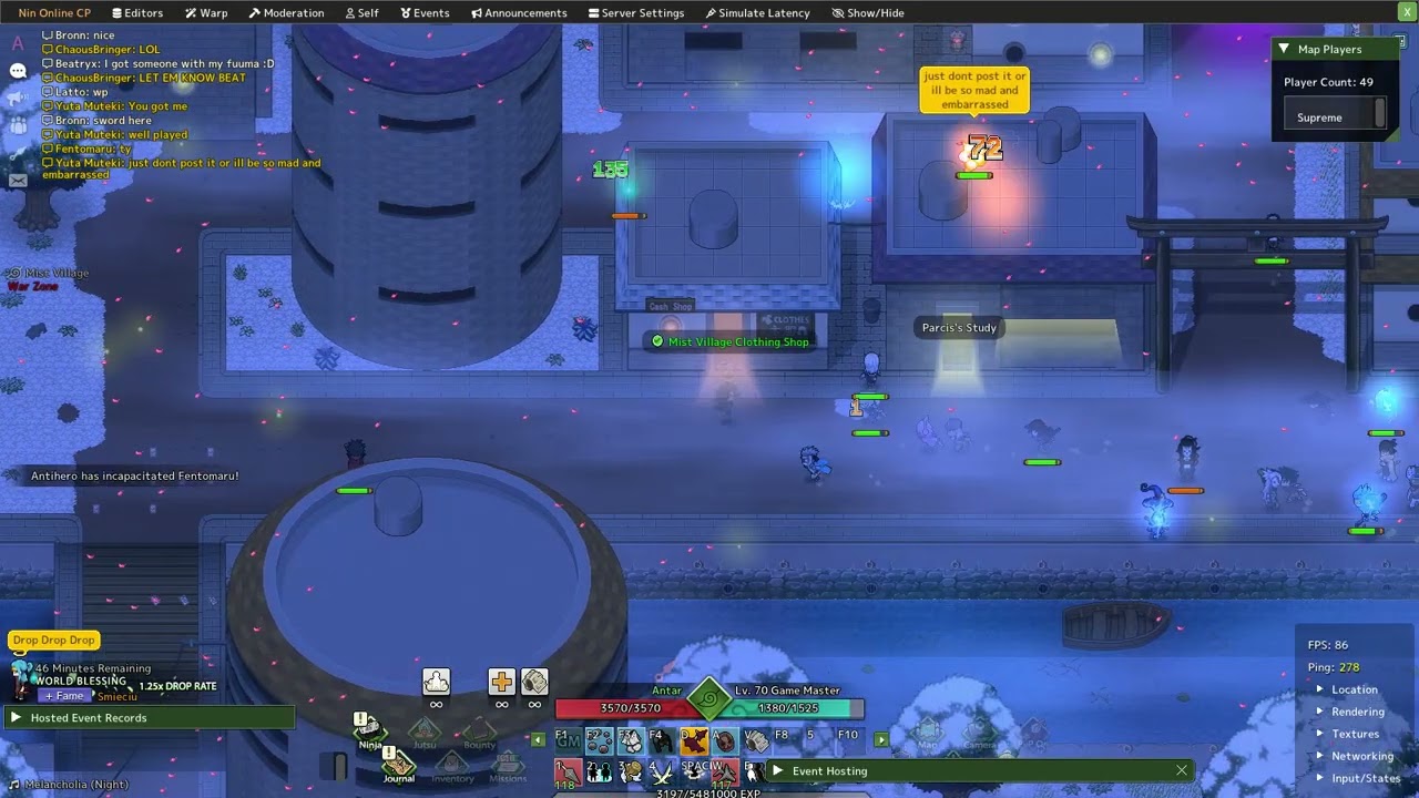 Leaf raids Mist village Nin Online