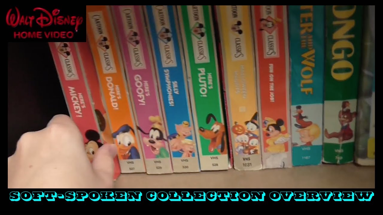 Soft-Spoken / ASMR - DISNEY VHS COLLECTION OVERVIEW (Part 3) + Bonus Tapes