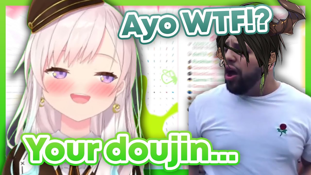 Apparently, Iofi has read Oga's lewd doujin, and it terrified him