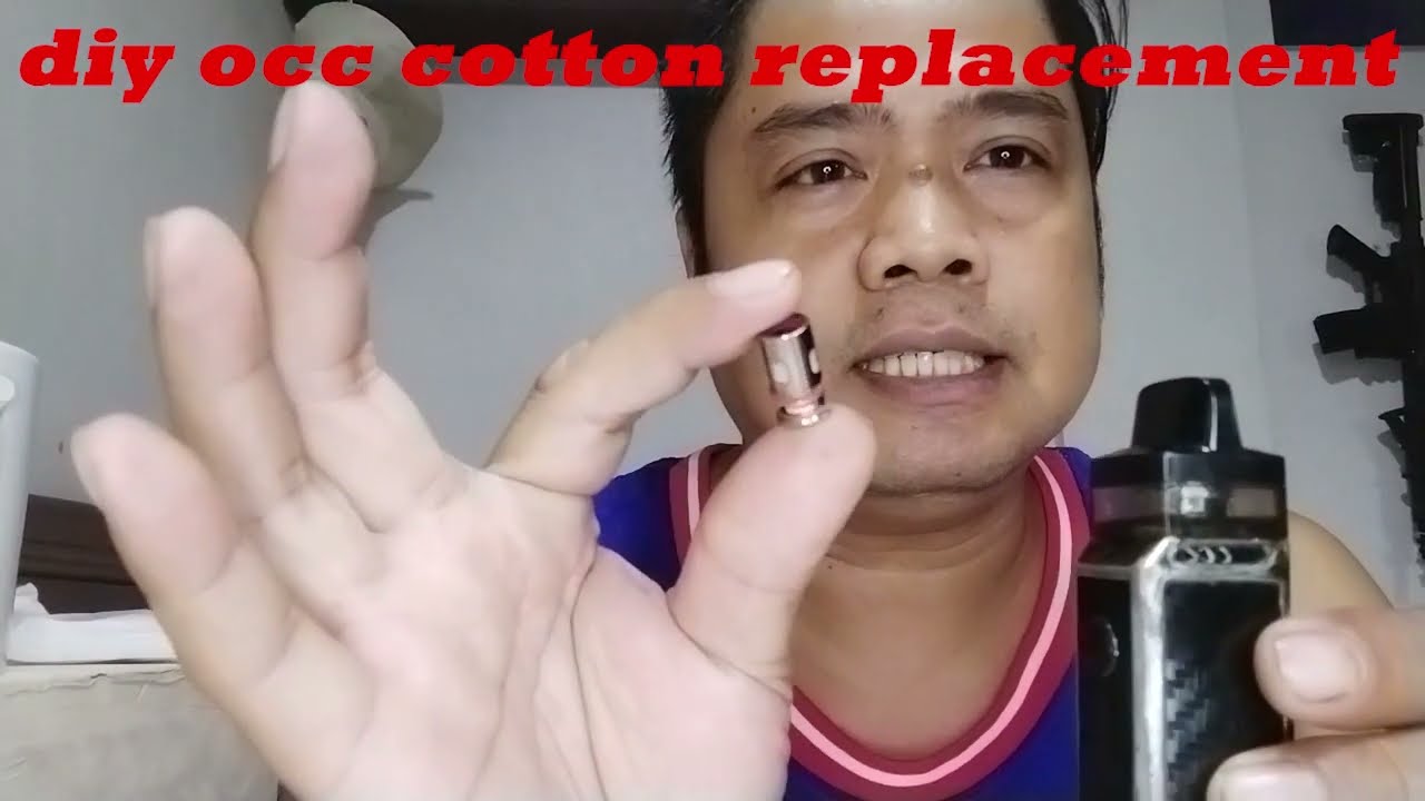 vape pod occ diy replacement of cotton