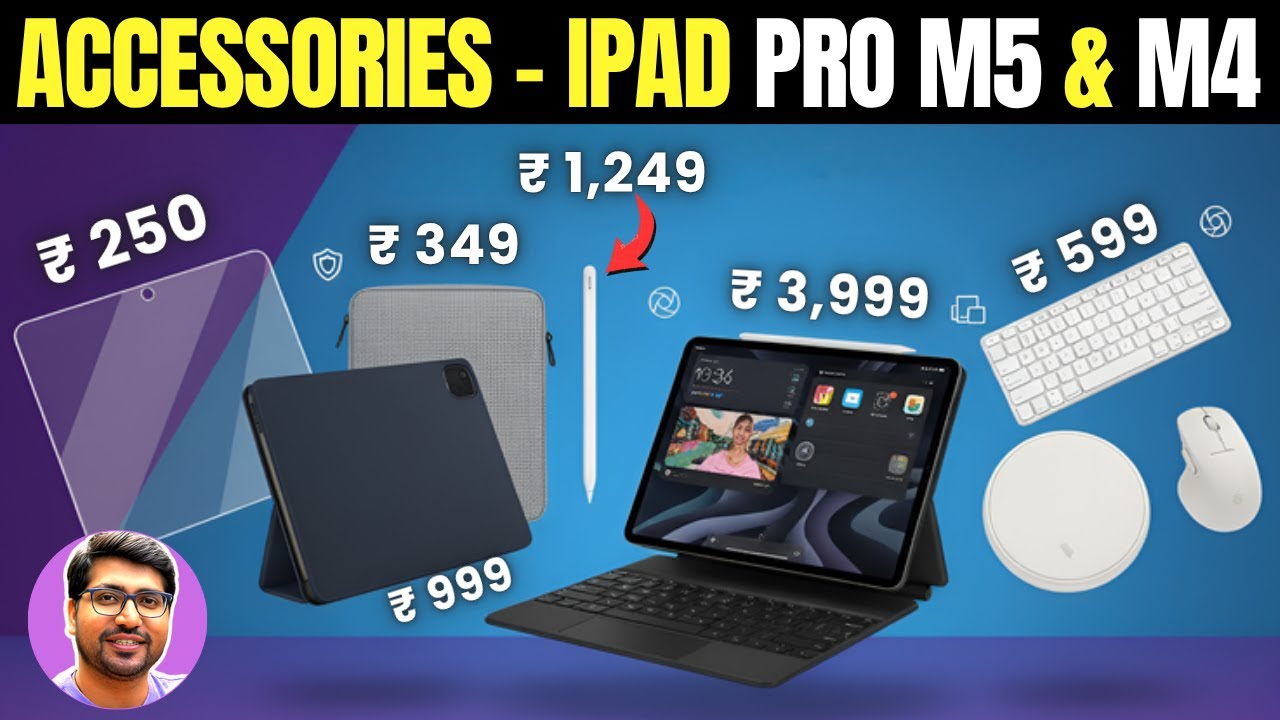 [Hindi]⚡Best Accessories for iPad Pro M5 & M4 (2025)