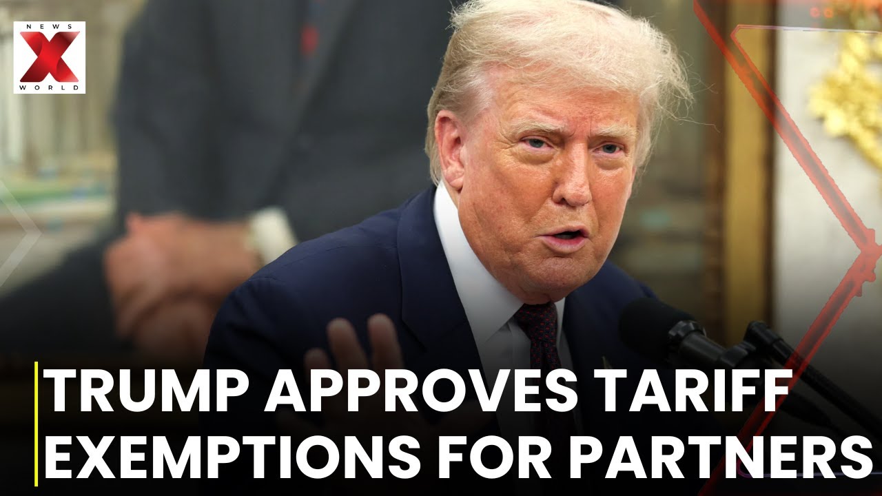 Trump Signs Executive Order Granting Tariffs Exemptions to Aligned Trading Partners | NewsX World