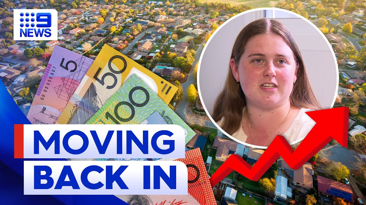 Great Australian dream on hold for young generation | 9 News Australia