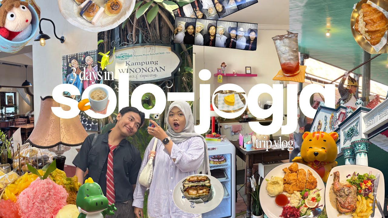 3 days in SOLO-JOGJA | kampung batik kauman, toko roti aren, Keraton Ngayogyakarta & tikitaka cafe☕️