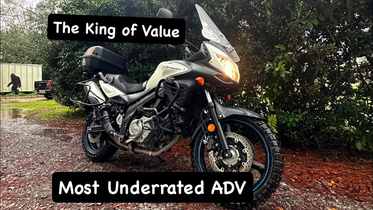 V-Strom 650 Шоссе, Город, Грунтовая дорога, Дождь