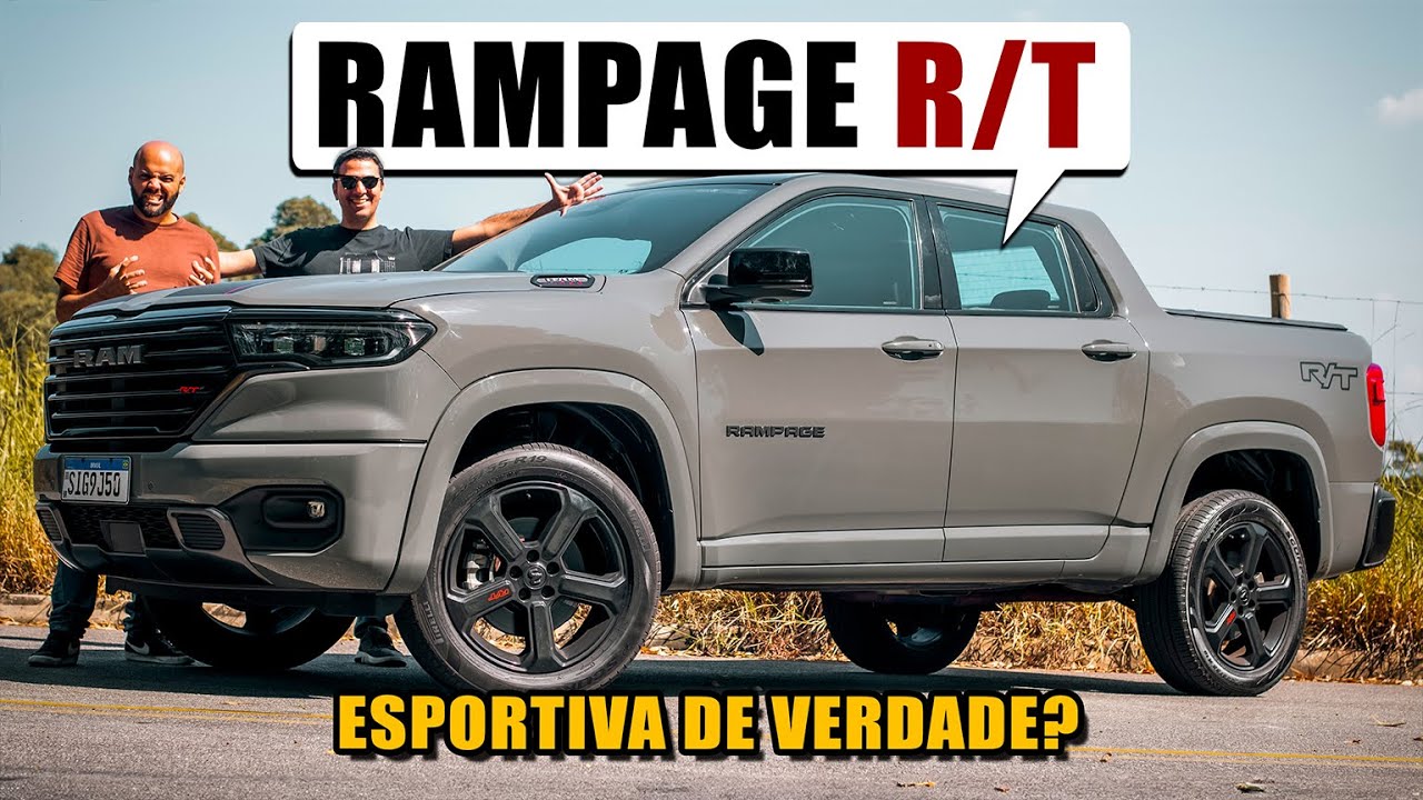 RAM RAMPAGE R/T, picape esportiva de verdade? Participação de Paulo Vaz do 