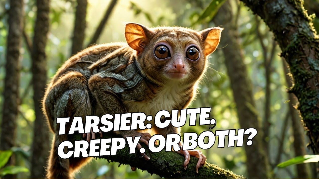 Tarsier Cute, Creepy, or Both Small primate with HUGE eyes  Southeast Asia