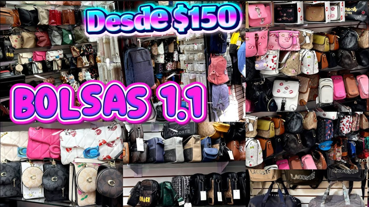 Bolsos calidad 1.1 desde $150 pesos | Mayoreo desde UNA pieza en Centro CDMX | Nueva Tienda 
