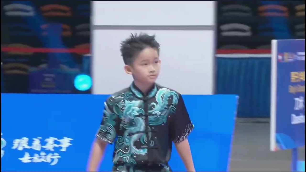 The 12th Asian Junior Wushu Championships –Boys Group B Daoshu