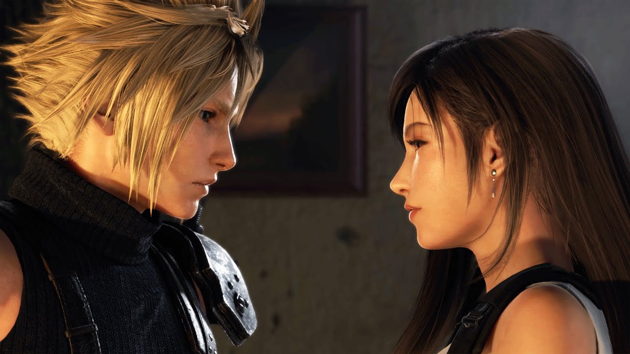 Yuffie spies on Tifa & Cloud Kissing - Final Fantasy 7 Rebirth