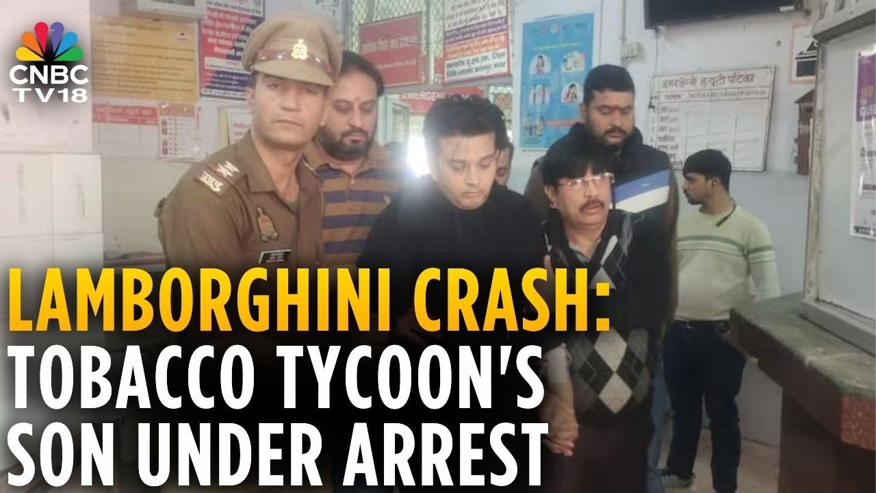Kanpur Lamborghini Crash | Shivam Mishra, Tobacco Tycoon's Son Arrested | N18V | CNBC TV18