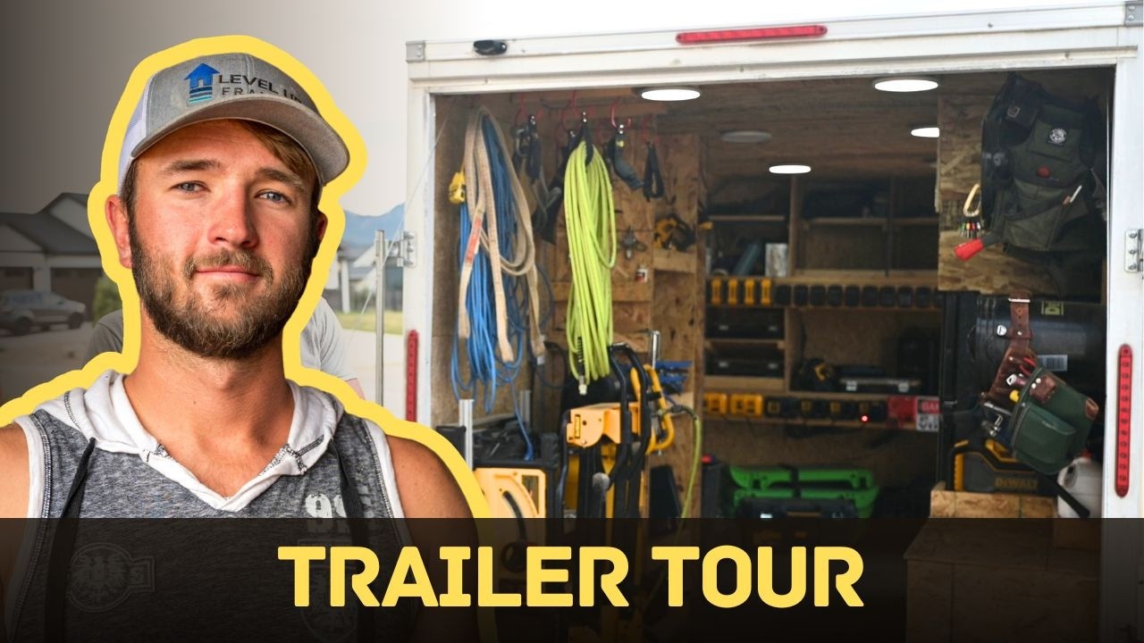 Inside Our Framing Trailer Setup | Tools, Systems & Crew Efficiency