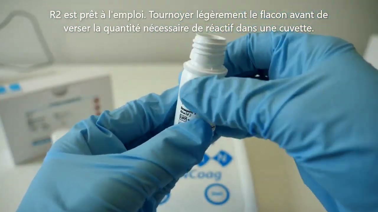 La détermination du temps de céphaline activée dans le plasma humain sur le CYANCoag 1Ch