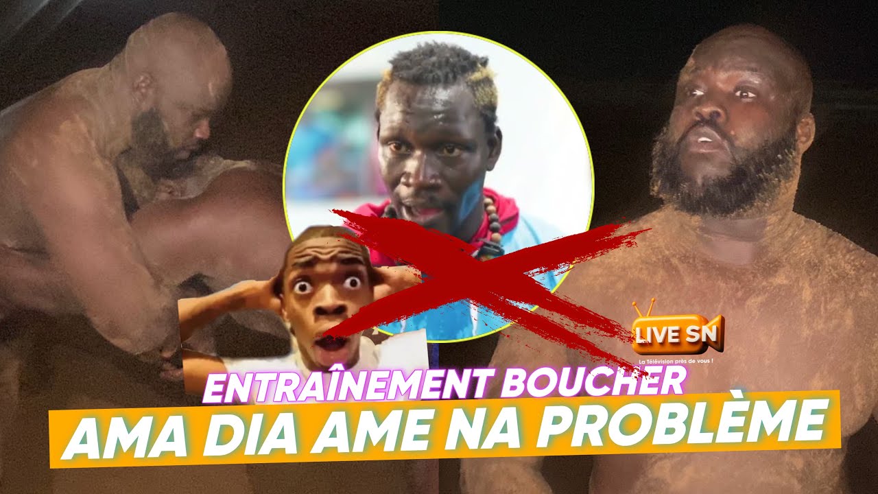 ENTRAÎNEMENT EXCLUSIF DE BOUCHER KETCHEP😳 «Ama dia soumako diapé dama koye raye… #livesn 