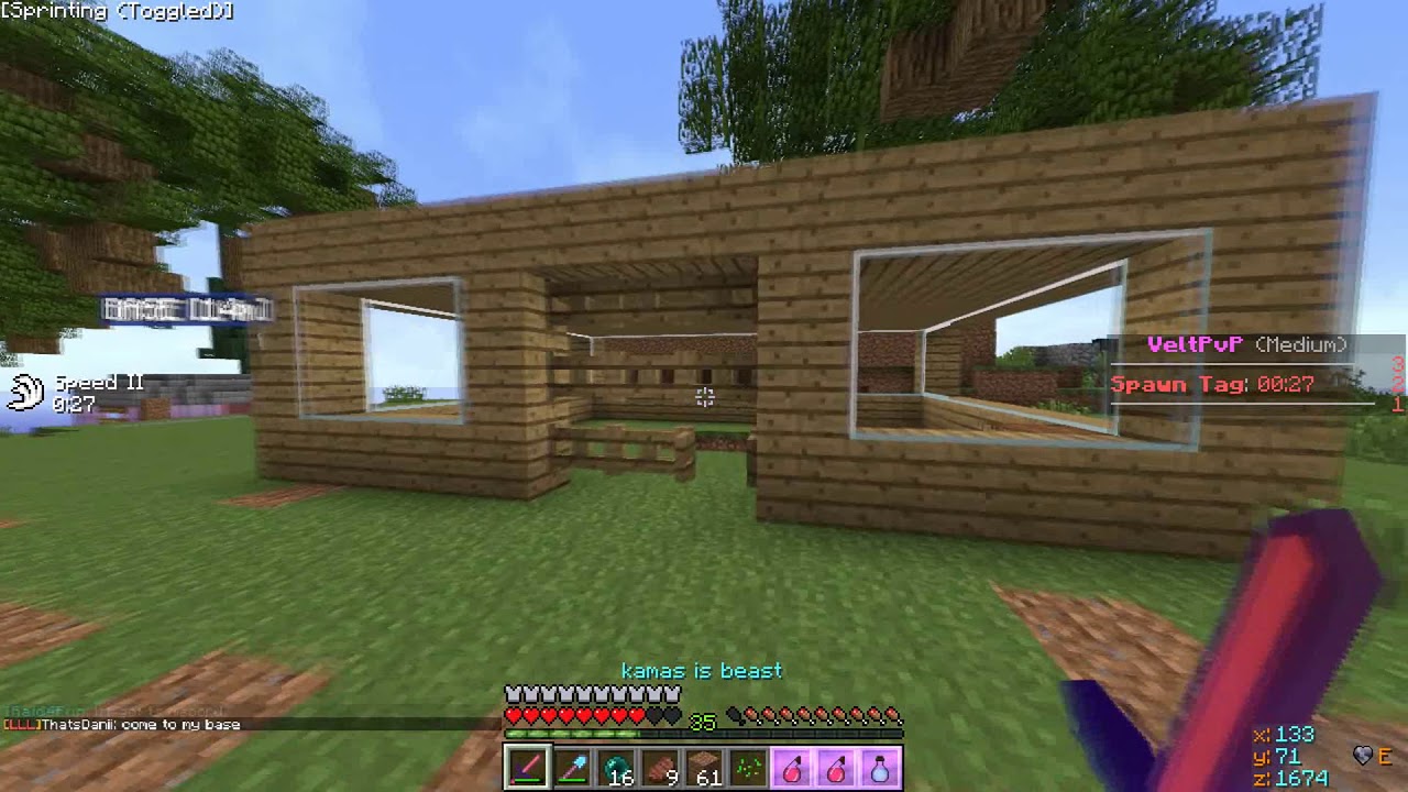 Adventure on VeltPvP (MediumHcf) #1 NOOBS' SPLEEF
