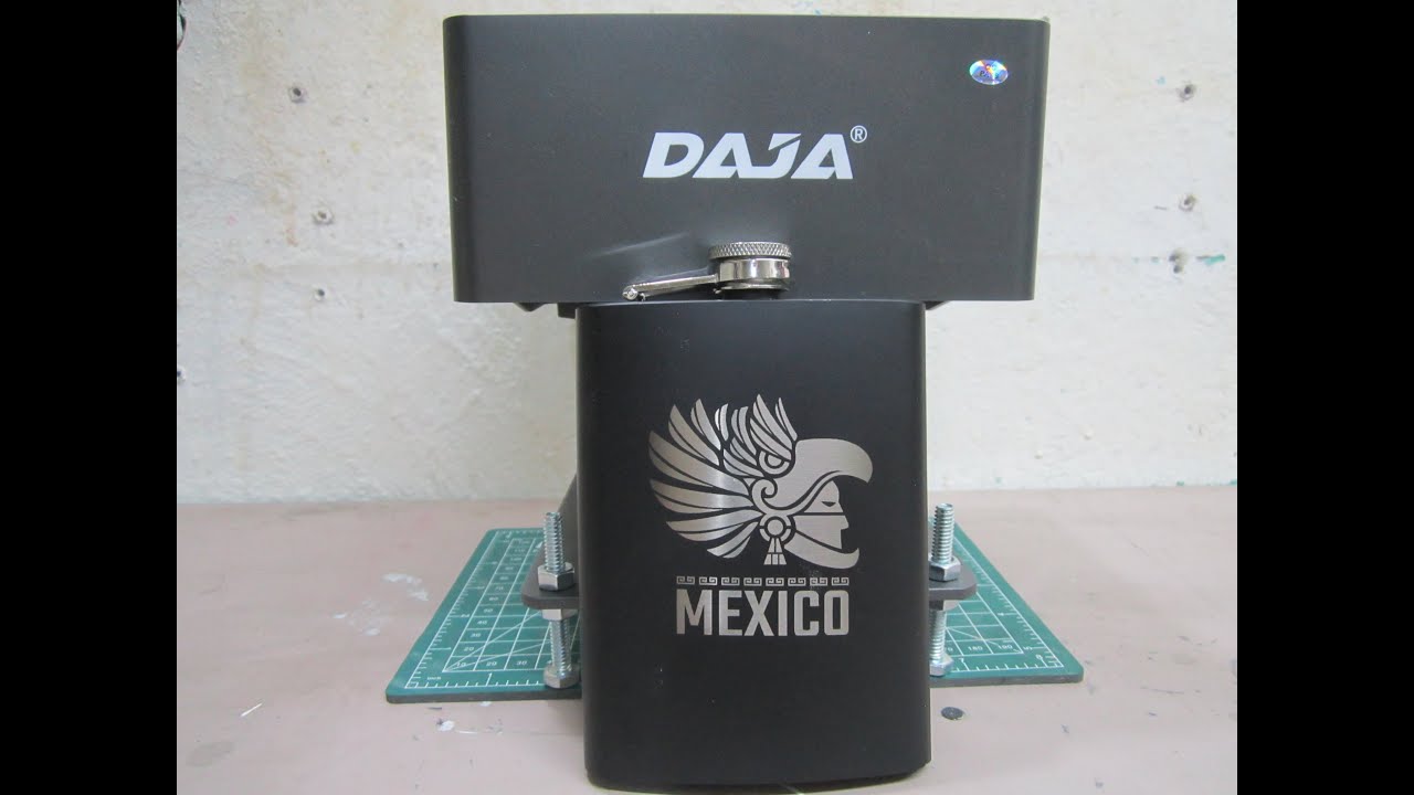 DAJA DJ6 Grabado Laser En Licorera De Acero Inoxidable / #daja #dajadj6 #grabadolaser