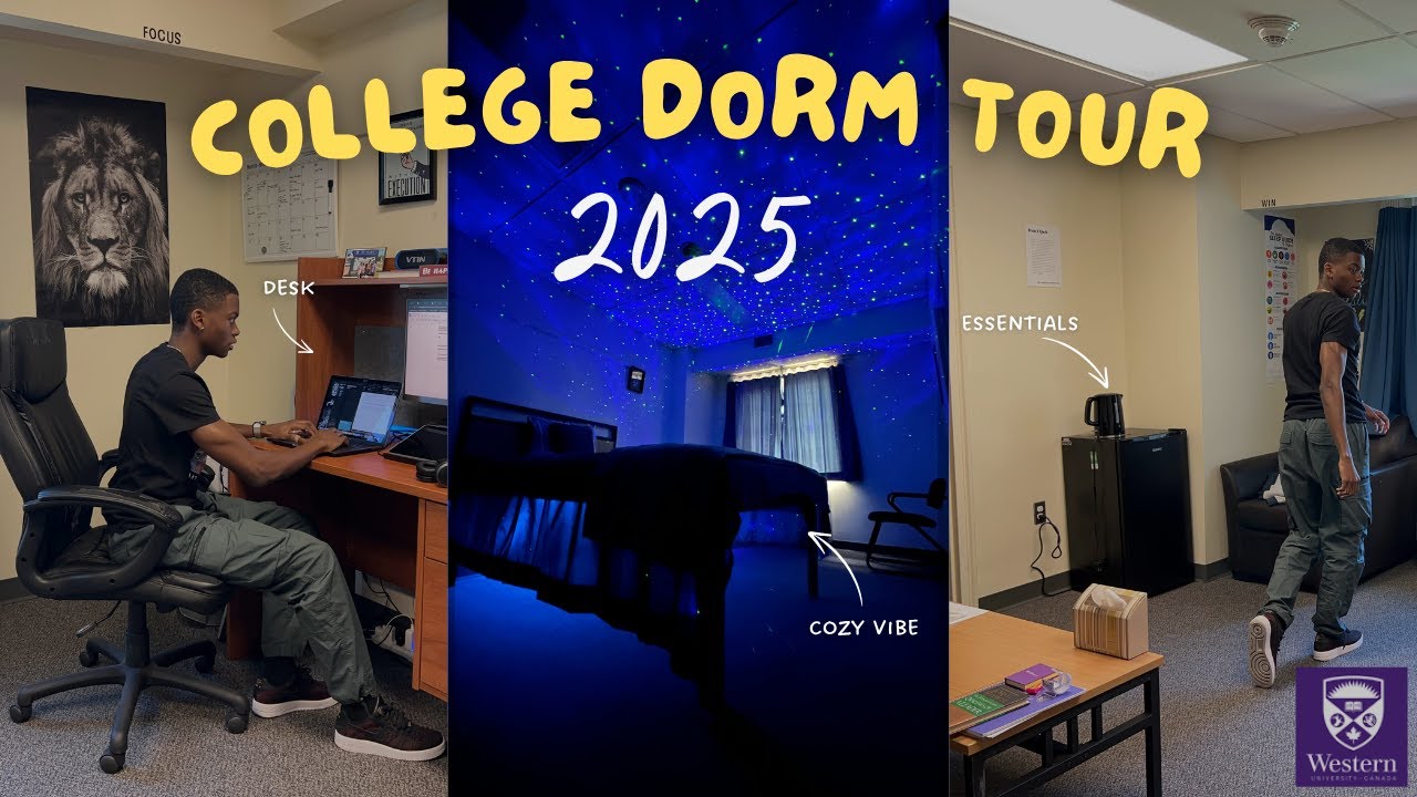College Dorm Tour 2025: Western University Edition (Modern, Minimal, & Cozy)
