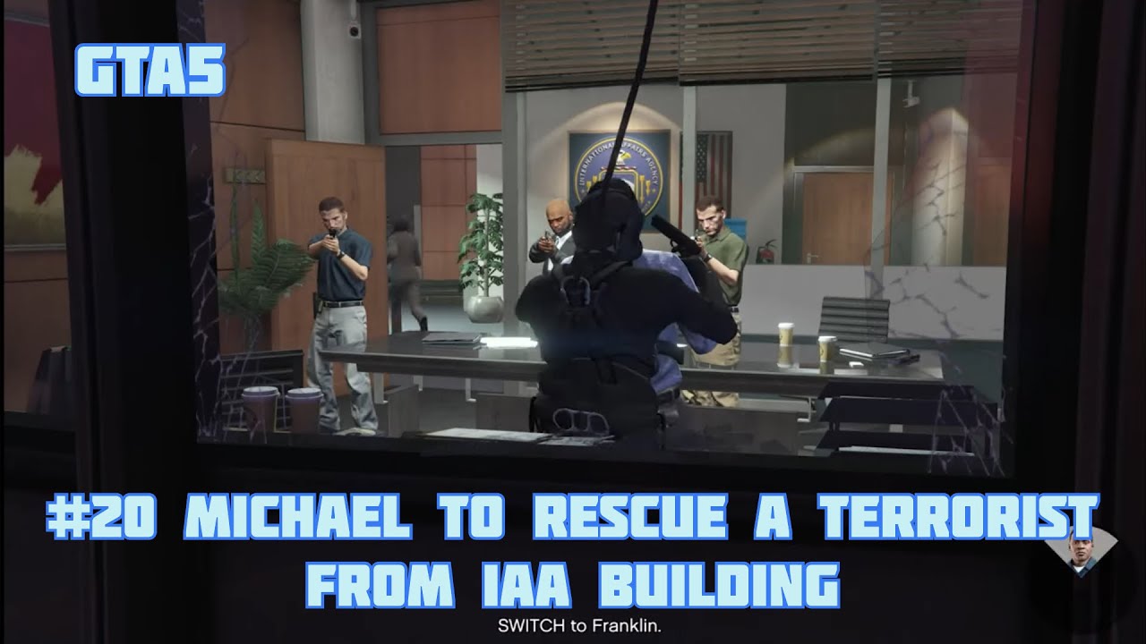 TREVOR AND MICHAEL RESCUED A TERRORIST FROM IAA AGENCY Grand Theft Auto V #20