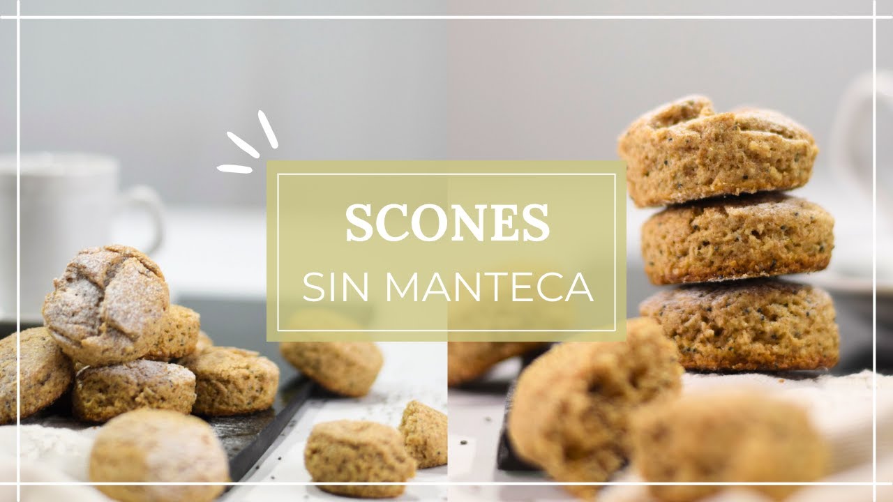 Scones SALUDABLES De Limón Con Harina INTEGRAL Sin Manteca 2023